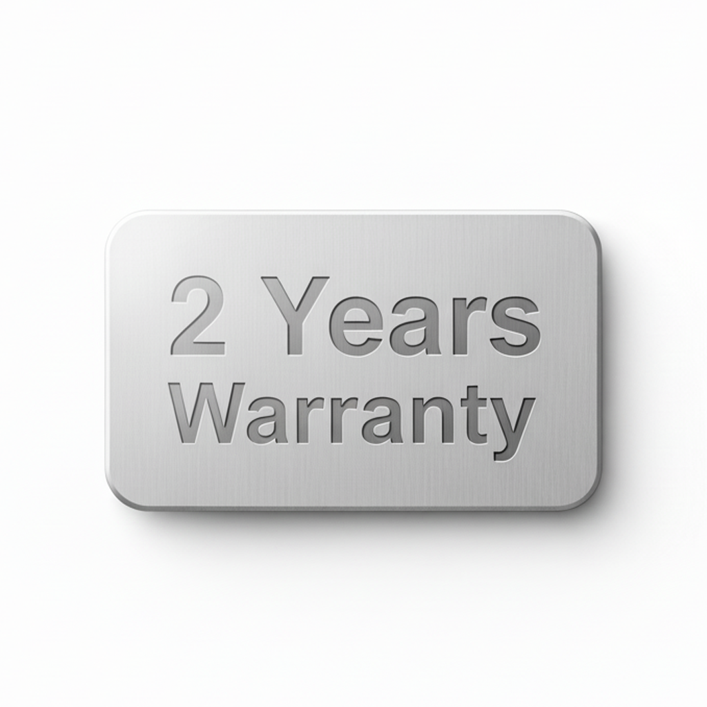 2 Years Warranty